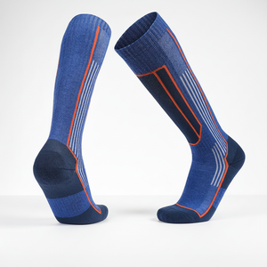 Chaussettes de sport longues en laine personnalisées pour le ski et l'alpinisme d'hiver, chaussettes chaudes en tricot pour la <span class=keywords><strong>neige</strong></span> - Product Image 1