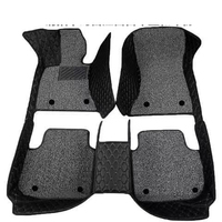 Tapis de sol de voiture TONGHUI de luxe imperméables à double couche en cuir/PVC de 20 mm d'épaisseur, ensemble complet pour ACURA MDX RDX ZDX TSX RL TL CDX TLX