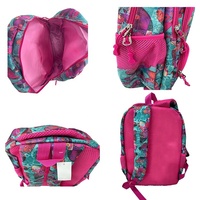 Sac à dos pour enfants imprimé sur toute la surface, sacs d'écolier, mochilas, multi-poches, ensemble de 3 pièces, sac à dos scolaire pour filles avec boîte à lunch et trousse à crayons