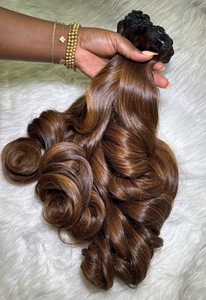 Wholesale Unprocessed 100% Cuticle Aligned Raw Vietnamese Indian Human Hair Bundles Vendor Hair Extension Afro Kinky Curly - Product Image 5