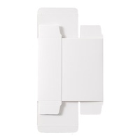 Scatola di Cartone Pieghevole Bianca a Cubo con Stampa UV, Confezione in Cartone Kraft all'Ingrosso
