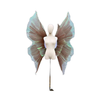 Ailes d'Ange Aile de Nuit Halloween Cosplay Aile de Fée Papillon Mince pour Carnaval Drame Performance Wear