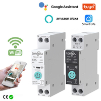 Tuya Smart Switch Mini disjoncteur de télécommande sans fil Wifi connecté téléphone portable actionné pour la maison intelligente OEM ODM