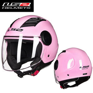 Medio <span class=keywords><strong>Casco</strong></span> Unisex <span class=keywords><strong>LS2</strong></span> OF562 Talla XL con Visera Equipo de Seguridad Protector para Motocicletas y Bicicletas Eléctricas Material ABS - Product Image 2
