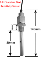 pH-mètre numérique MINPORE PH100 pour le contrôle de la qualité de l'eau, contrôleur de pH industriel en ligne pour le traitement des eaux usées