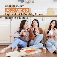 Boîtes à pizza en papier ultra-résistantes, pliables rapidement, durables, pour emporter, personnalisées, fabricant de boîtes à pizza