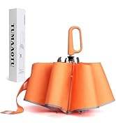 <span class=keywords><strong>Parapluie</strong></span> pliant automatique à pli <span class=keywords><strong>inversé</strong></span> pour hommes femmes cadeaux d'affaires réfléchissant coupe-vent imperméable à la pluie Design de luxe moderne - Product Image 2