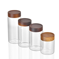 Vente en gros de bocaux de conservation alimentaire multifonctionnels en verre borosilicate de haute qualité, 140ml, 180ml, 250ml, 280ml, 300ml, 360ml, 400ml, 520ml
