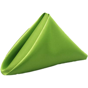 Paño de satén para restaurante, servilleta de boda, 100% poliéster, para novia - Product Image 2