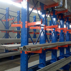 Estantes de almacenamiento de almacén industrial de brazo ajustable, marco en voladizo de acero metálico resistente, estante de almacenamiento de protección contra la corrosión - Product Image 5