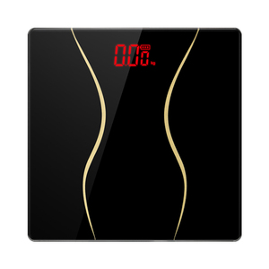 Balance de salle de bain numérique à <span class=keywords><strong>affichage</strong></span> LED, personnelle, 180 kg, 396 lb, verre trempé de 6 mm, OEM - Product Image 1