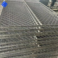 Clôture en grillage cyclonique de 6 pieds, galvanisée à chaud, avec cadre en fer, pour portail de sécurité au Kenya, vente en gros directe usine Chine