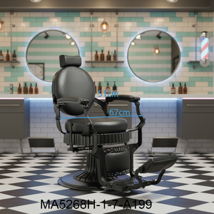 Fauteuil de salon moderne en aluminium avec siège en cuir, inclinable, réglable en hauteur, rotation à 360°, durable - Product Image 2