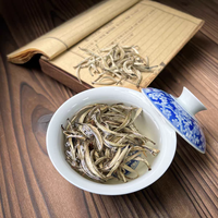 Thé blanc en feuilles entières de Yunnan, de la marque Imperial, à bourgeons uniques, lumière de lune, thé blanc de Yunnan, à bourgeons uniques, lumière de lune, thé blanc Puerh, pointes argentées