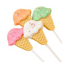 Sucettes en forme de crème glacée multi-saveurs, friandises mignonnes pour enfants, bonbons durs en vrac, 12g*12 paquets, saveurs fruitées sucrées