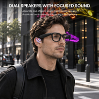 Lunettes Intelligentes à Caméra IA, Vente Directe Usine, Bluetooth 6.0, Musique, Appels, Traduction IA, 260 mAh, Logo Personnalisé, Vente en Gros