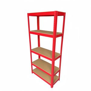 Étagère à rivets sans boulons, installation sans outils, robuste, durable, en métal, polyvalente, forte capacité de charge, panneaux en MDF - Product Image 4