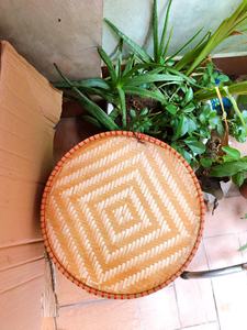 Cesta de bambú natural Vietnamita para la decoración del hogar y el jardín, cestas de bambú al por mayor - Product Image 3