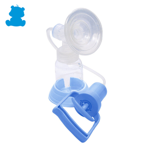 Pompe d'allaitement manuelle de vente chaude produits de bébé de soins de mère faits de silicium et de pp - Product Image 4