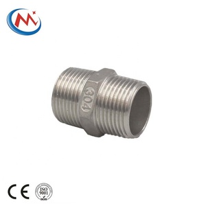<span class=keywords><strong>Cp</strong></span> הארכת פטמה נירוסטה ניקוז אבזרי צנרת צינור הולם צלב נירוסטה הפחתת משושה הברגה פטמה - Product Image 2