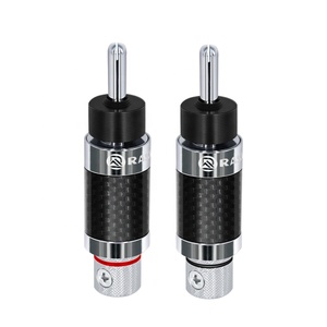 Rasantek Haute qualité pas <span class=keywords><strong>cher</strong></span> <span class=keywords><strong>banane</strong></span> prise d'entrée connecteur mâle et femelle clips pour haut-parleurs - Product Image 1
