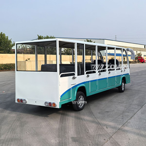 Autobús Turístico Eléctrico de 23 Asientos, Batería de Plomo-Ácido, Velocidad de 45-50 km/h, Techo Abatible Opcional para Jardín, Resort, Ocio y Turismo - Product Image 6