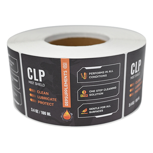 Custom Label Stickers Self-adhesive logo Waterproof VinylPVC Glass Water Bottle <strong>Plastic</strong> Bottle Car Supplies Transparent <strong>Printing</strong> - Product Image 4