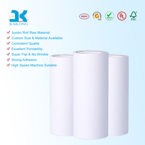 Утолщенная клейкая бумага Jumbo Master Roll с защитой от влаги для длительного использования на производстве этикеток, для непрерывного производства - Product Image 1
