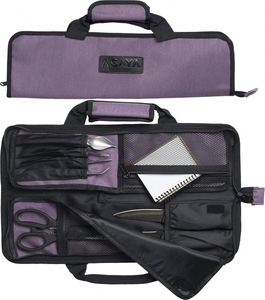 Étui à couteaux de chef en toile, échantillon gratuit, avec bandoulière réglable, porte-couteaux professionnel pour chef - Product Image 3