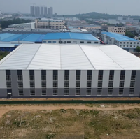 Taller de estructura de acero prefabricado moderno Fábrica y edificios de oficinas Soluciones de trabajo de construcción