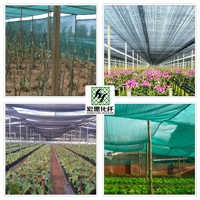 Nouvelle Voile d'ombrage 45% 100% HDPE Imperméable Robuste Portable Coupe-vent 5 Ans pour Serre Agricole