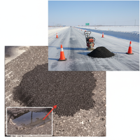Asphalte modifié de qualité supérieure Roadphalt, asphalte froid pour réparation de nids-de-poule, 25 kg, Shandong