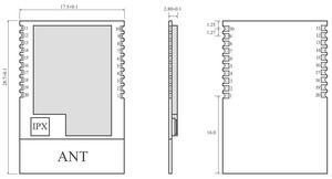 SX1280 LoRa E47(2G4T12S) 2.4GHz Long Range RF Transmitter & <b>Receiver</b> Module 2.4g <b>wireless</b> rf module - Product Image 6