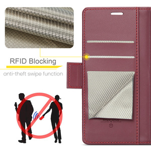 Haute Qualité <span class=keywords><strong>CaseMe</strong></span> RFID Blocage Titulaire De La Carte Flip PU Couverture En Cuir Téléphone étui pour <span class=keywords><strong>iphone</strong></span> 16 Pro Max 15 14 13 12 <span class=keywords><strong>11</strong></span> Pro Plus - Product Image 6