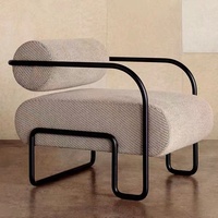 Meubles de salon modernes, canapé rembourré, chaise de loisirs, Design de cadre en bois, chaise de lecture relaxante, chaises d'accent en velours