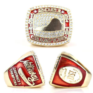 Goedkope Op Maat Gemaakte Vergulde Legering Kampioenschapsringen Voor Honkbalsportteams-Groothandelsprijs Casual Stijl - Product Image 5