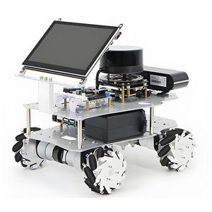 Plate-forme de châssis de robot à fil d'entraînement de direction <span class=keywords><strong>Ackermann</strong></span> avec système de suspension indépendant prenant en charge la conduite télécommandée - Product Image 3