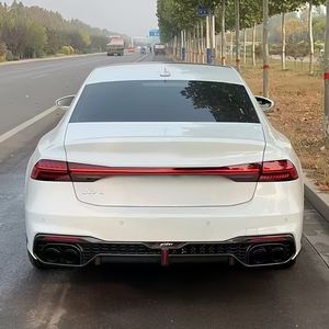 Difusor trasero de fibra de carbono de conversión de modificación automática con tubo trasero para <span class=keywords><strong>Audi</strong></span> 2019-2024 A7 A7l <span class=keywords><strong>C8</strong></span> actualización <span class=keywords><strong>RS7</strong></span> estilo - Product Image 3