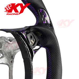 Accesorios interiores para Toyota86 GR86 GT86 GR Sport TRD, volante personalizado de fibra de carbono con pantalla LED para Subaru BRZ - Product Image 3
