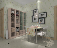 Meuble à vin moderne en verre sur mesure avec panneau en bois, vitrine et rangement écologiques pour la maison