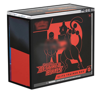 Boîte de protection en acrylique pour cartes ETB avec bordure rouge, protection pour boîte Elite Trainer Box, résistance UV à 99 %, aimant puissant, boîte de présentation, vitrine TCG