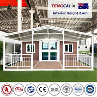 Casa Modular Expandible de Zincalume Anticorrosión, Tipo Granny Flat, con Baño y Cocina, Impermeable y Resistente a Huracanes, para Zonas Rurales Australianas