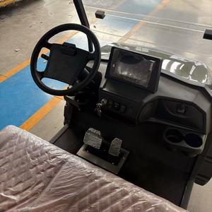 รถอเนกประสงค์ไฟฟ้าแบบยกสูง 6 ที่นั่ง สำหรับขับขี่ออฟโรด พร้อมหลังคาและไฟ LED บนหลังคา รถกอล์ฟ ระยะทางวิ่ง 90 กม. ความเร็วสูงสุด 30 กม./ชม. - Product Image 5