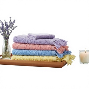 Eco-Friendly Premium Cotton Kitchen <b>Towel</b> Quick-Dry Jacquard Coco <b>Pattern</b> <b>Hand</b> Drying - Product Image 1