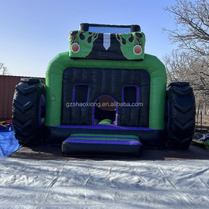 <span class=keywords><strong>Château</strong></span> gonflable commercial en forme de voiture pour enfants en bas âge, thème véhicule tout-terrain, pour jardin - Product Image 6