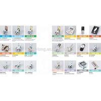 Serrures 9900A WT promotionnelles, diverses, durables, avec clés pour armoire, avec système de clé maîtresse