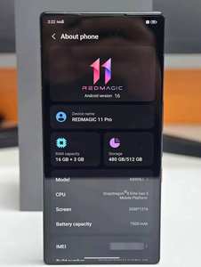 Nubla Red Magic 11 Pro, téléphone de jeu de haute qualité avec Snapdragon 8 Elite Gen5, charge rapide 120W, ROM globale - Product Image 5