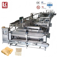 Ligne de production de tofu entièrement automatique de type boîte sans tissu, sans bois ni coton pour usine