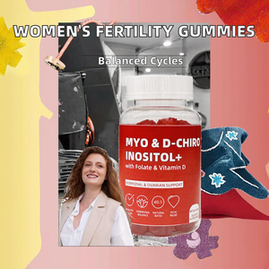 Siroad Vruchtbaarheidssupplementen voor vrouwen met hormoonbalans Myo-inositol Gummy Candy 5g 2 Prenatale Vitaminen - Product Image 2