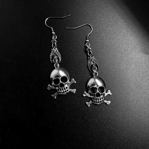 Gothic Rock Nightclub <span class=keywords><strong>Heart</strong></span> Rose Butterfly Pendientes para mujer Girl Y2K Cross Dangle Pendientes - Product Image 6